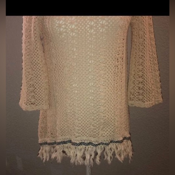 Super cute Hippie scooped back knit sweater - Small - Picture 7 of 7